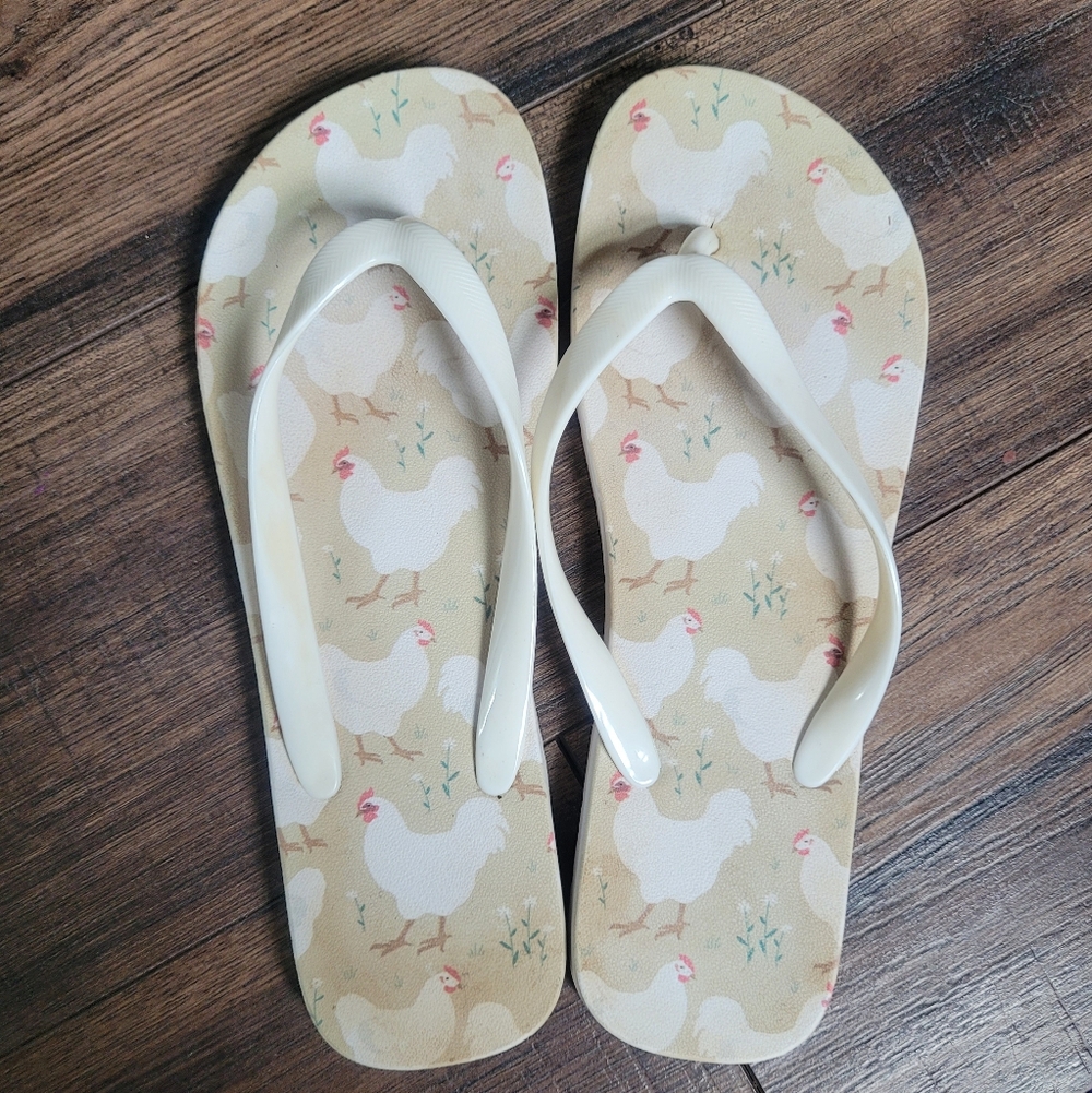 Chicken Flip Flops